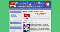 Desktop Screenshot of liceum.psp5.pl