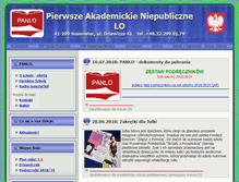 Tablet Screenshot of liceum.psp5.pl